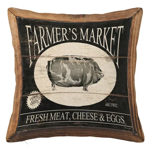 Retro Cow Pattern Linen Pillowcase, Living Room Sofa Cushion Cover