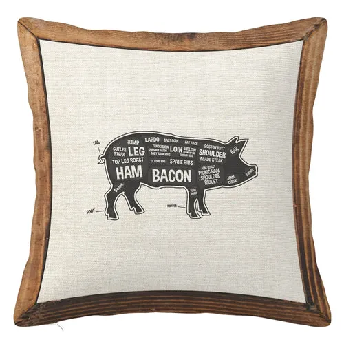 Retro Cow Pattern Linen Pillowcase, Living Room Sofa Cushion Cover