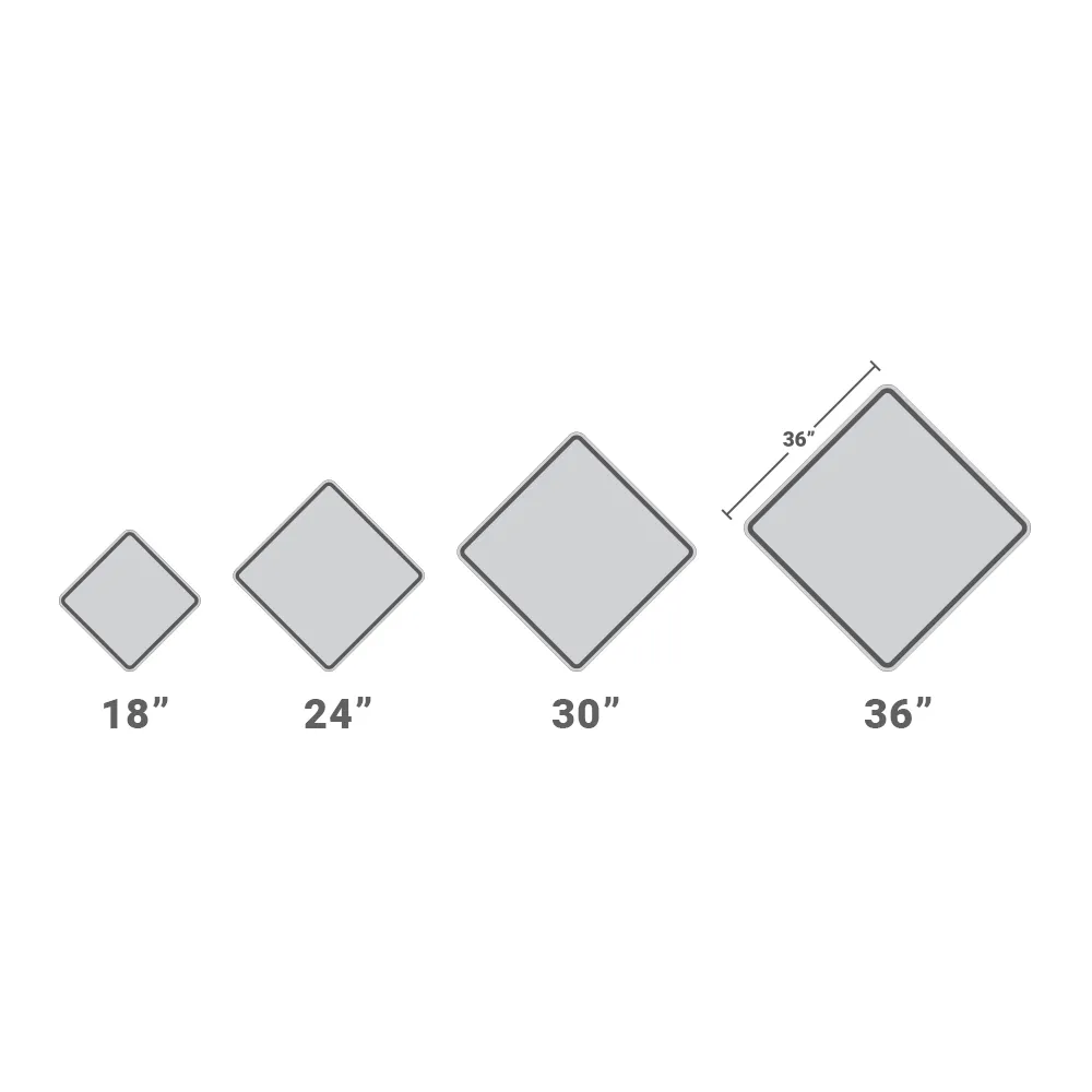Reverse Turn Right Arrow Traffic Sign