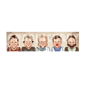 Robbin Williams A4 Laminate Graphicurry