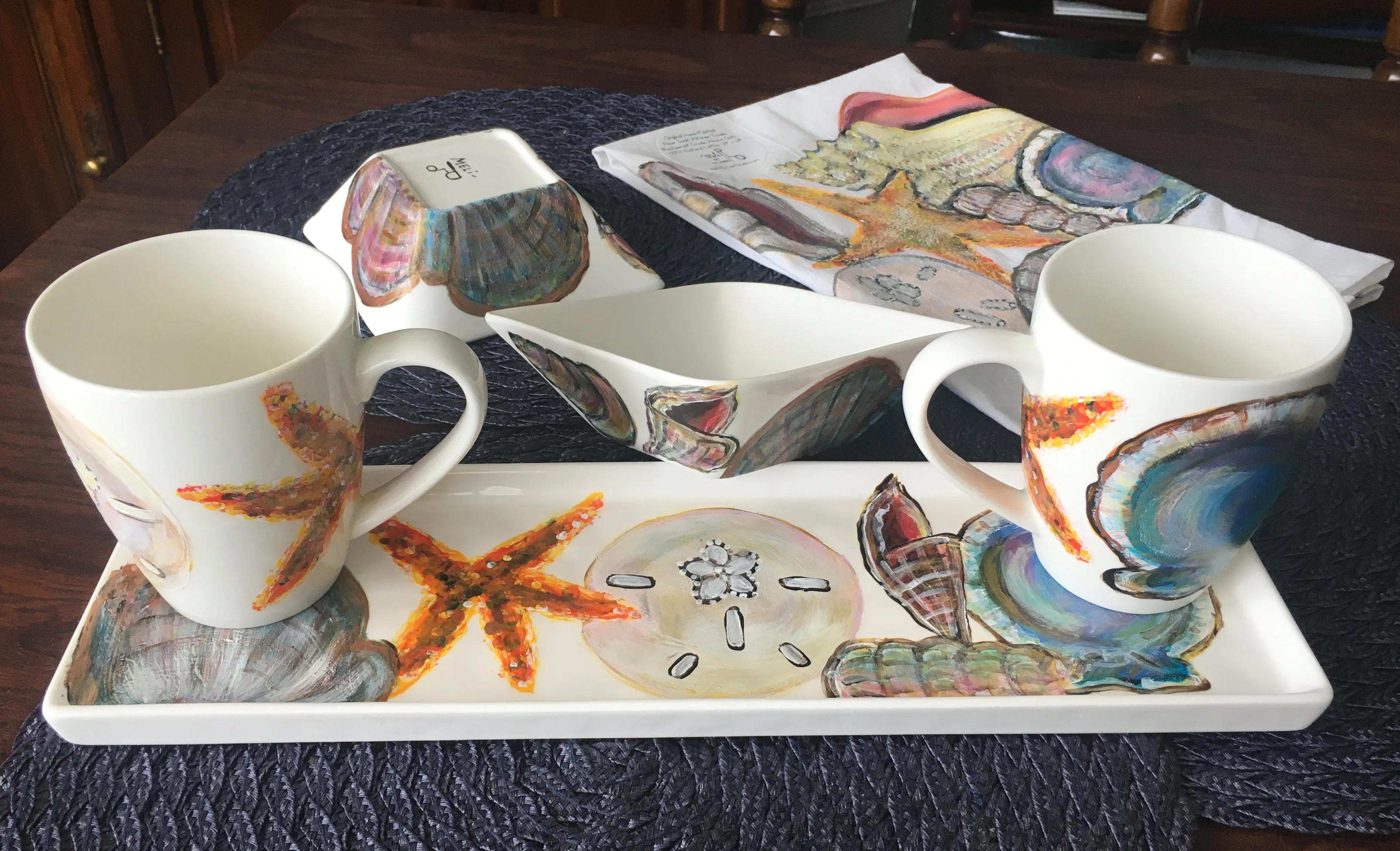 SeaShore Hand-Painted Collection