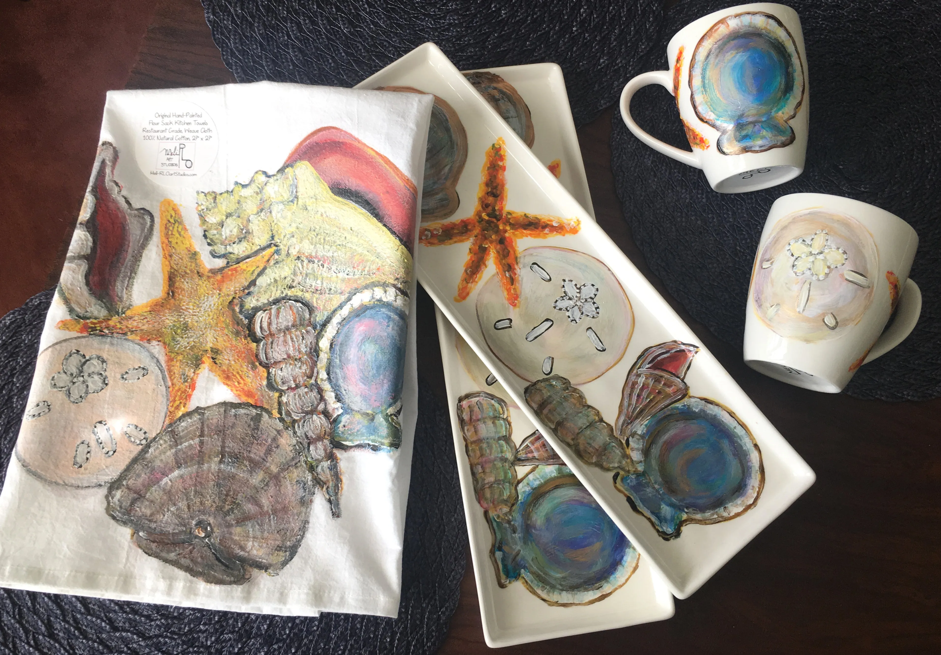 SeaShore Hand-Painted Collection