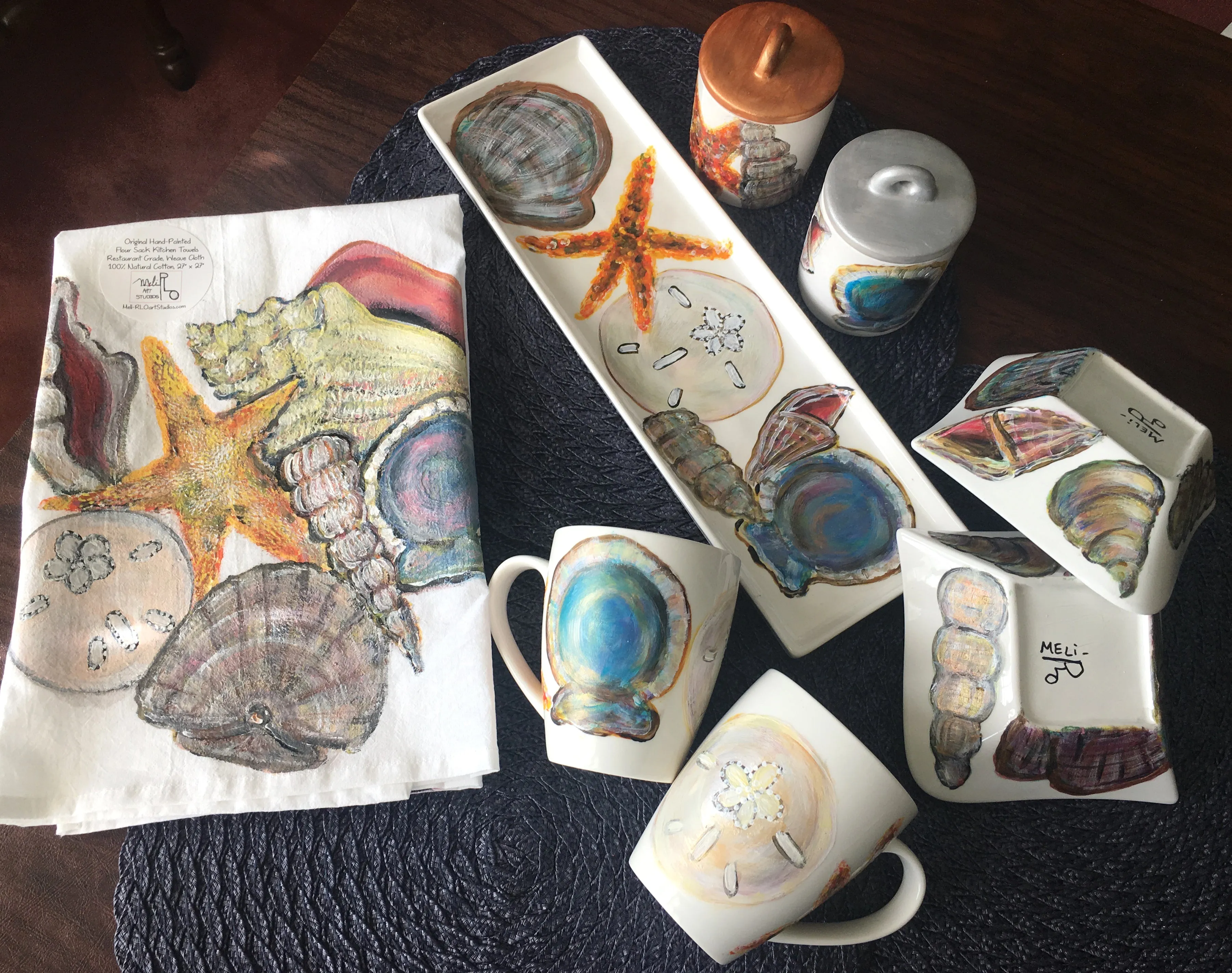 SeaShore Hand-Painted Collection