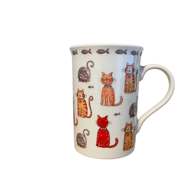 Set of 2 Faithful Friends Fine China Mugs with Gift Box