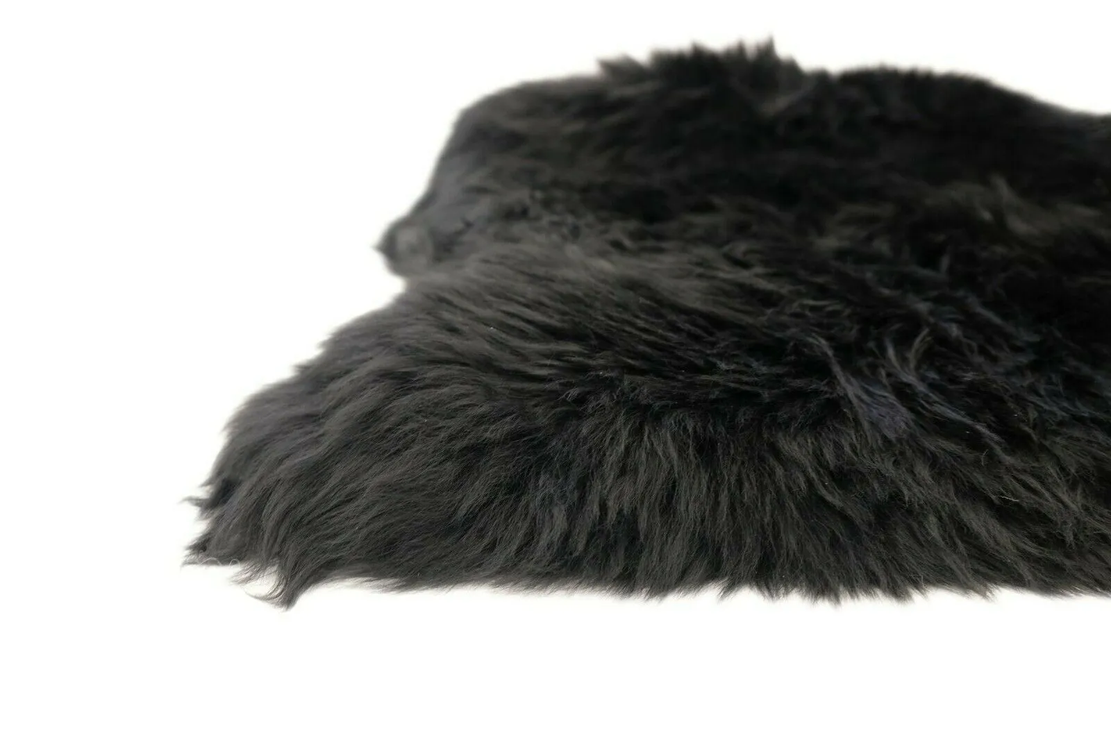 Sheepskin Rug - Black - XXL - Long Wool Australian Merino Sheepskin