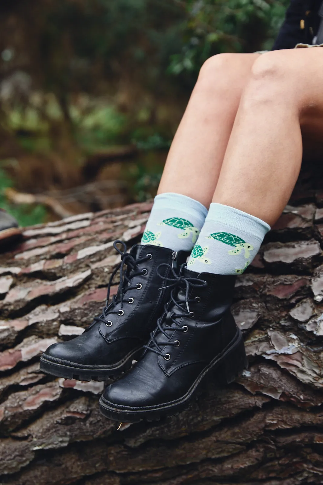 Sock ~ Turtle ~ Blue