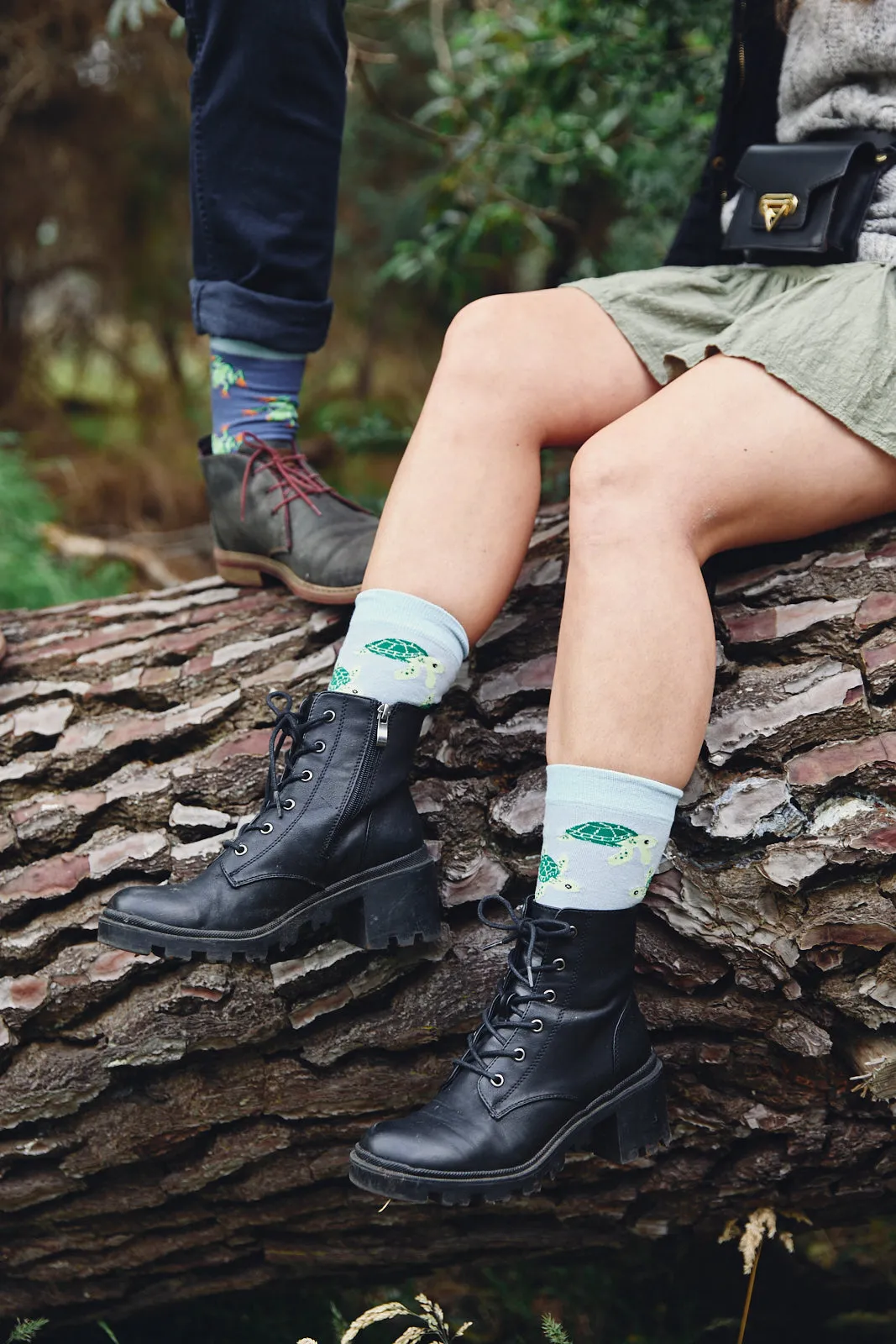 Sock ~ Turtle ~ Blue