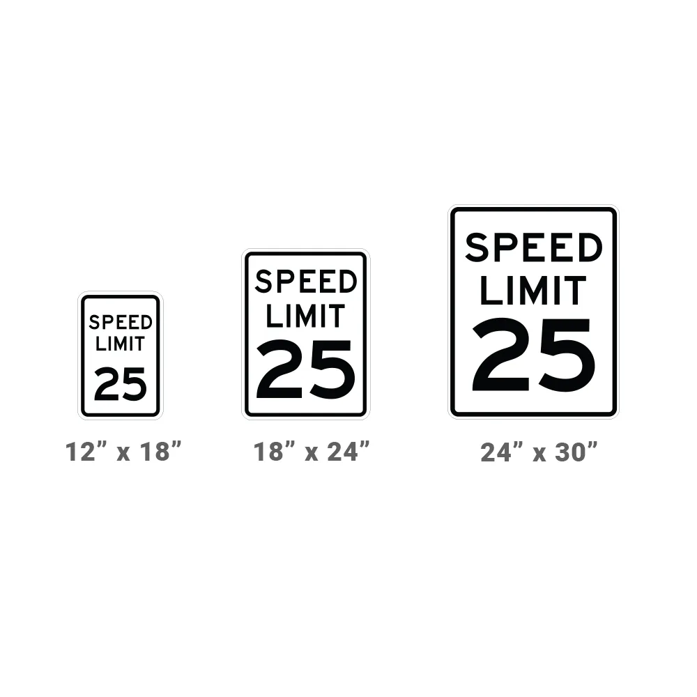 Speed Limit 30 MPH Sign