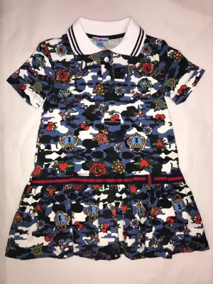 SS19 Rosalita Girls Coconut Blue Love Heart Dress