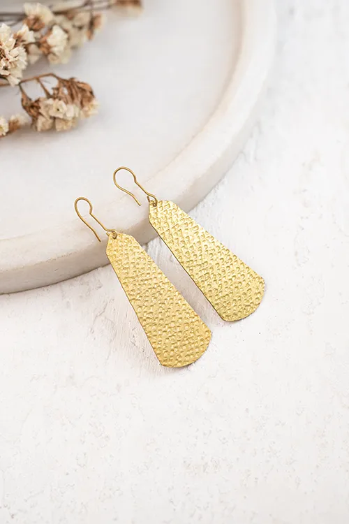 Studio Coppre Oblong Brass Dangler