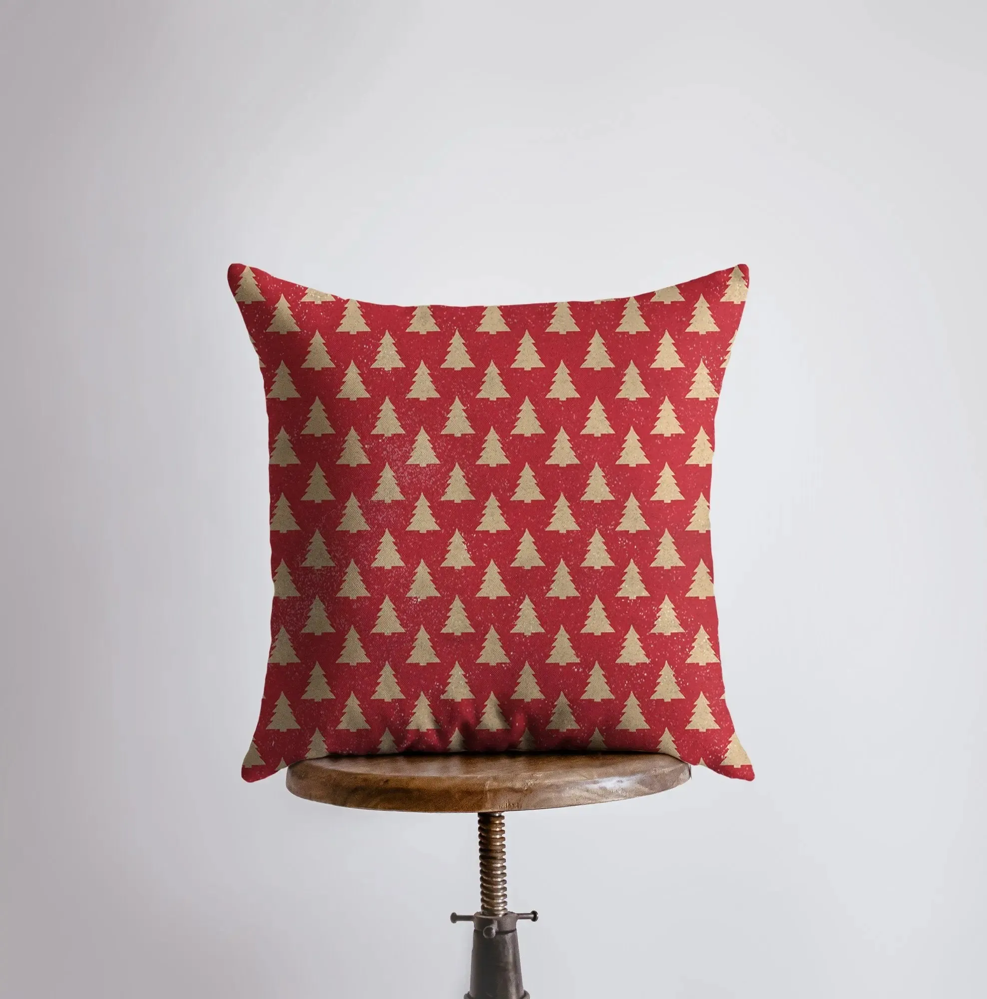 Texas Christmas Tree Farm | Red Christmas Truck | Pillow Cover | Christmas Decor | Throw Pillow | Home Decor | Rustic Christmas Decor