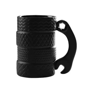 Tire Mug with Wrench Handle