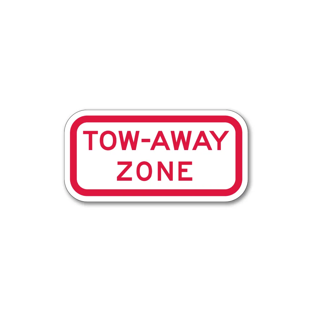 Tow-Away Zone Sign