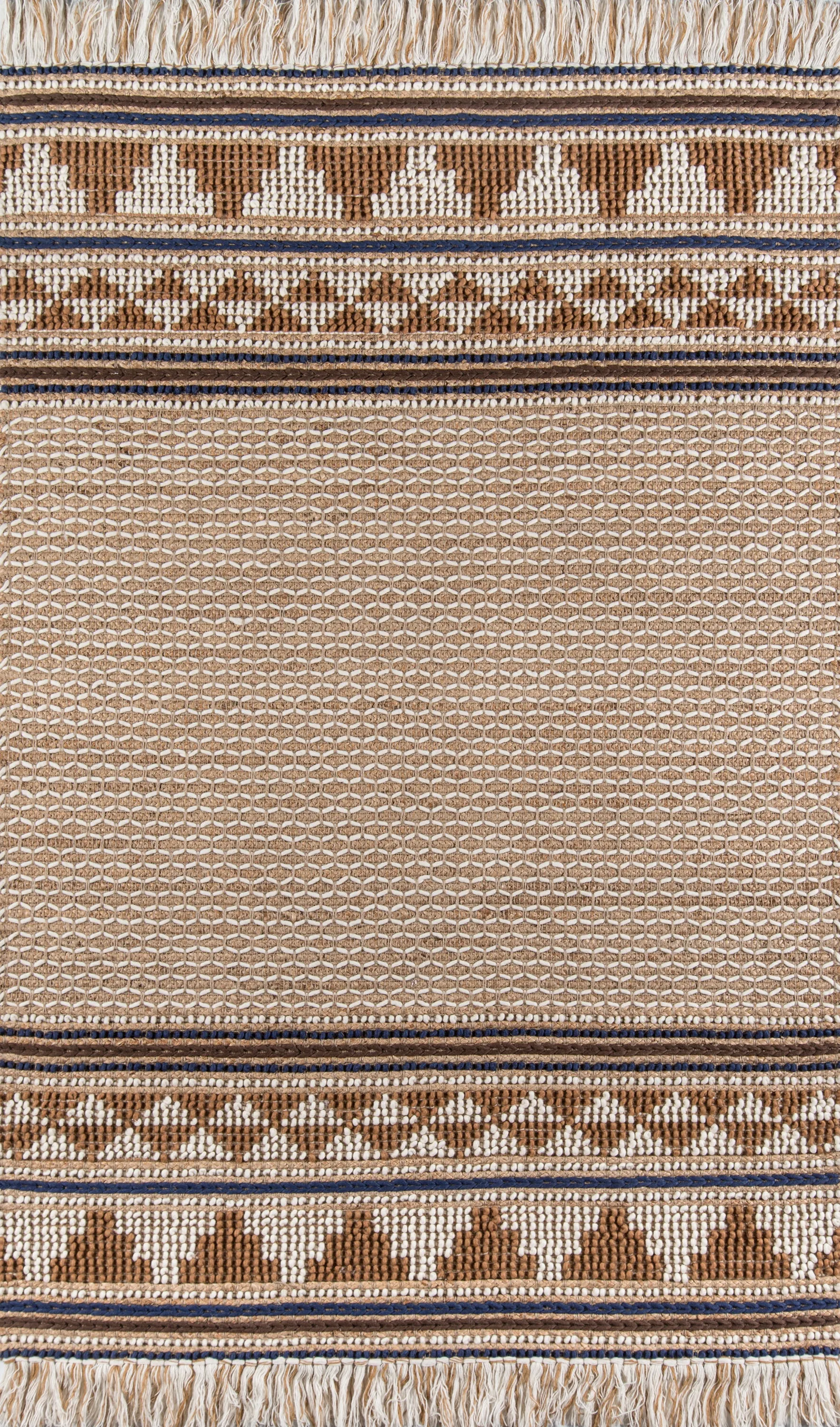 Transitional Hand Woven Off-White Rug