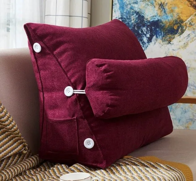 Triangular Cushion for Bedside Chair