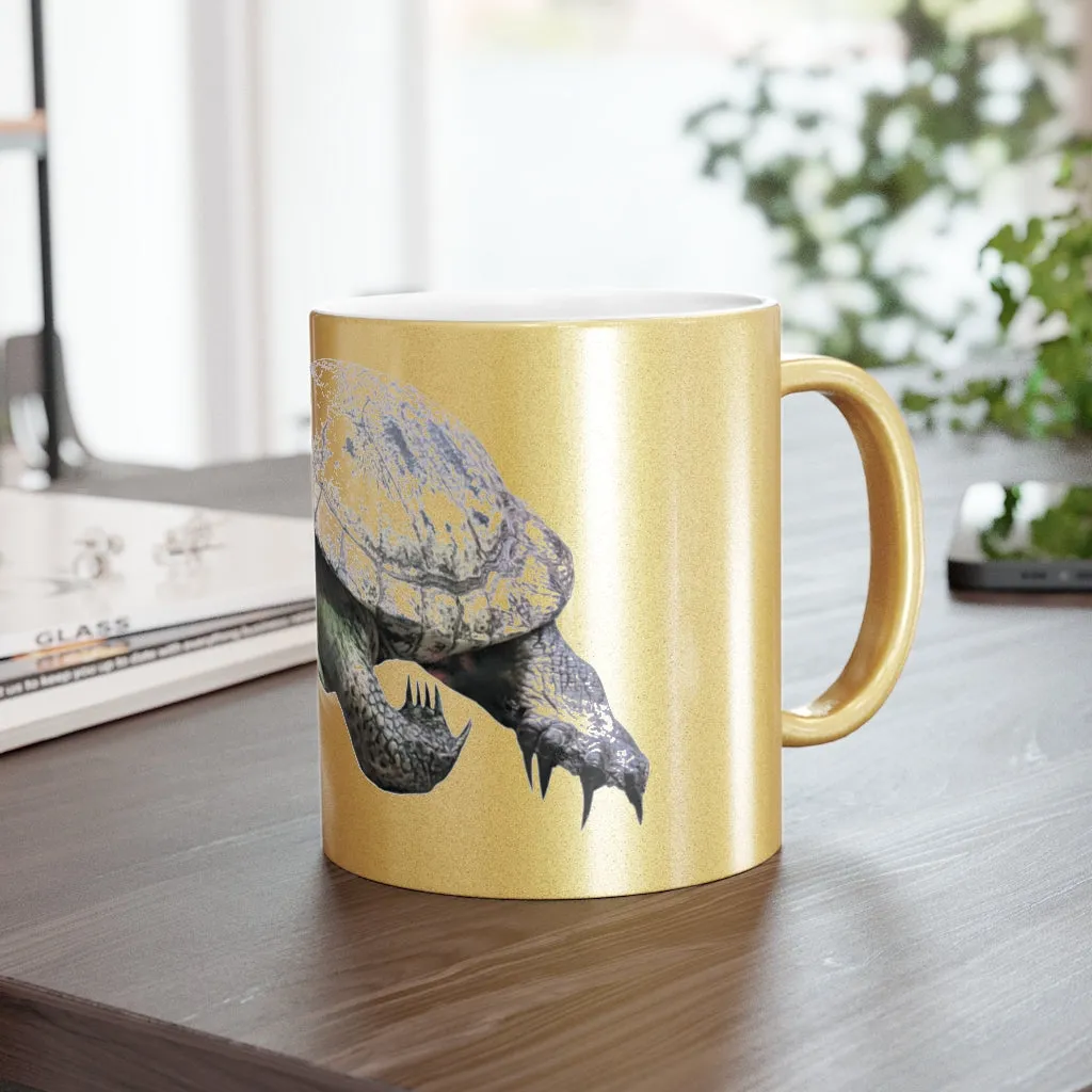 Turtle Metallic Mug (Silver / Gold)