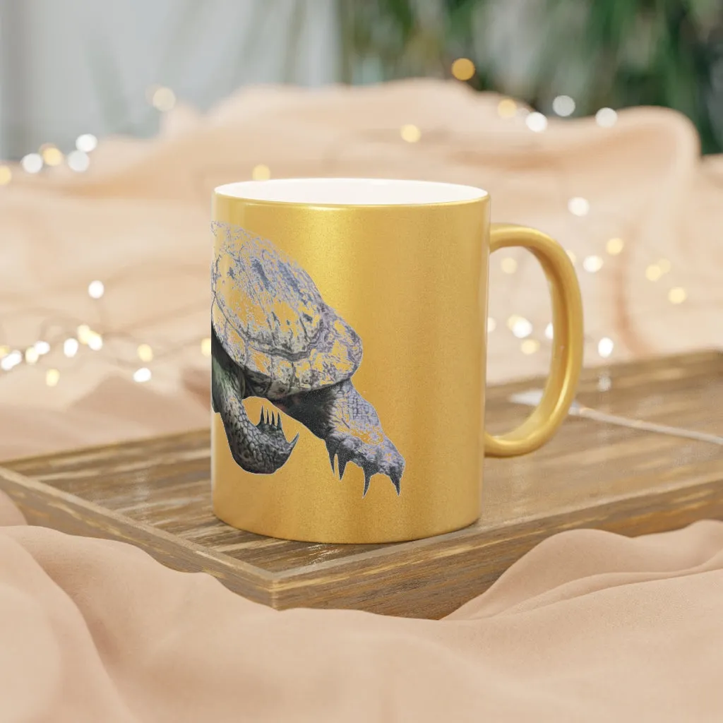 Turtle Metallic Mug (Silver / Gold)