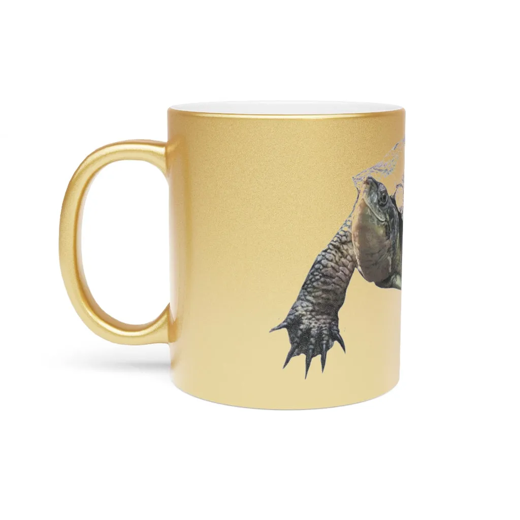 Turtle Metallic Mug (Silver / Gold)