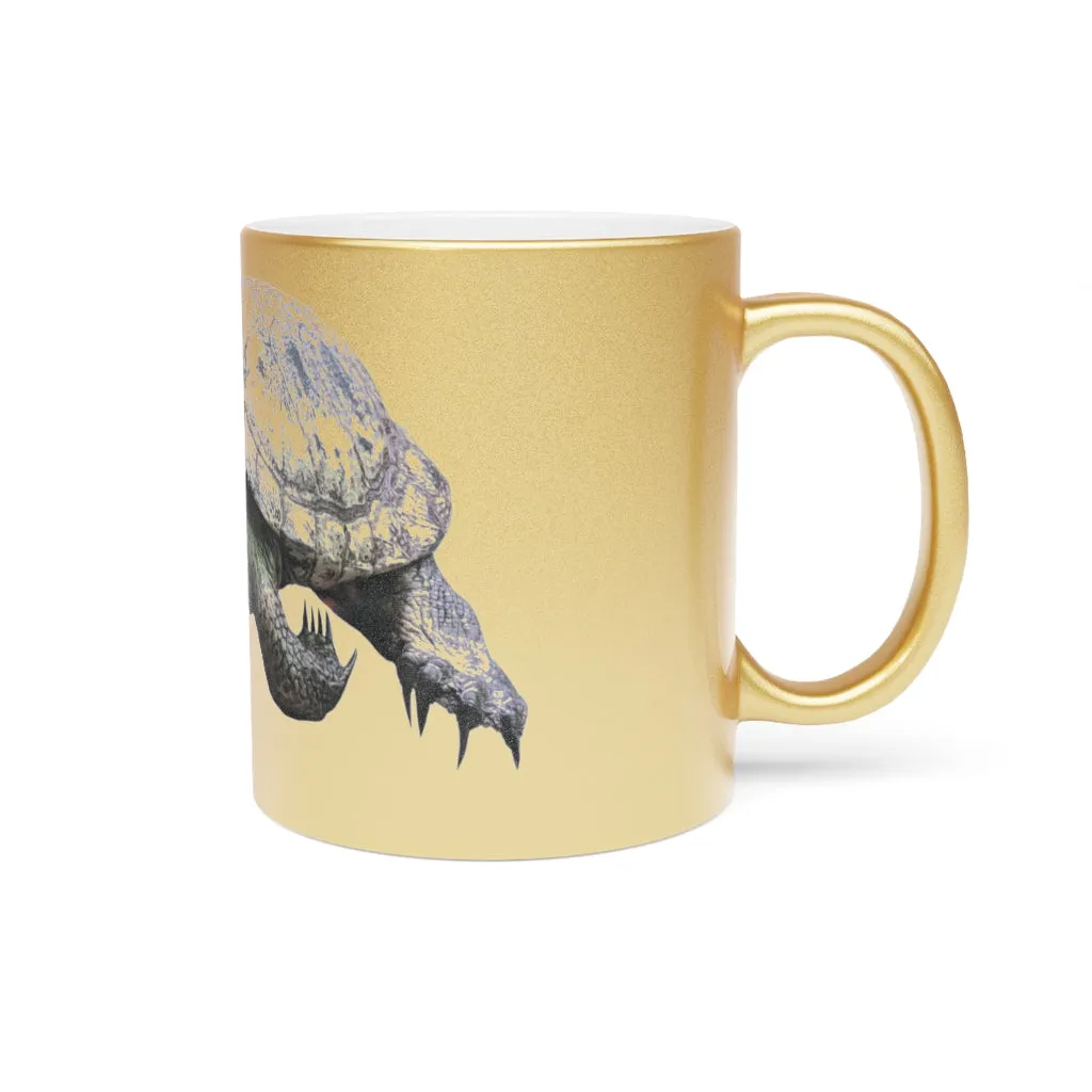 Turtle Metallic Mug (Silver / Gold)