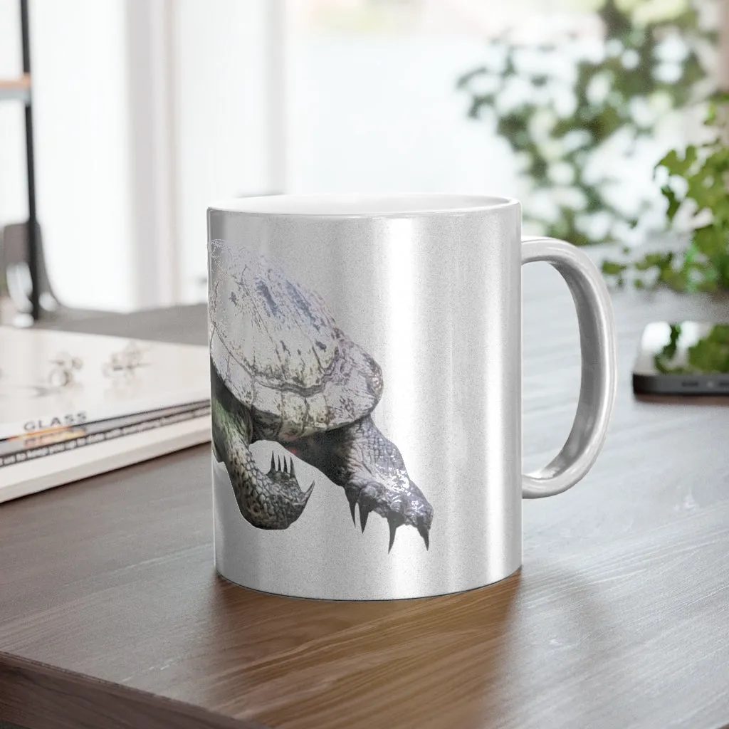 Turtle Metallic Mug (Silver / Gold)