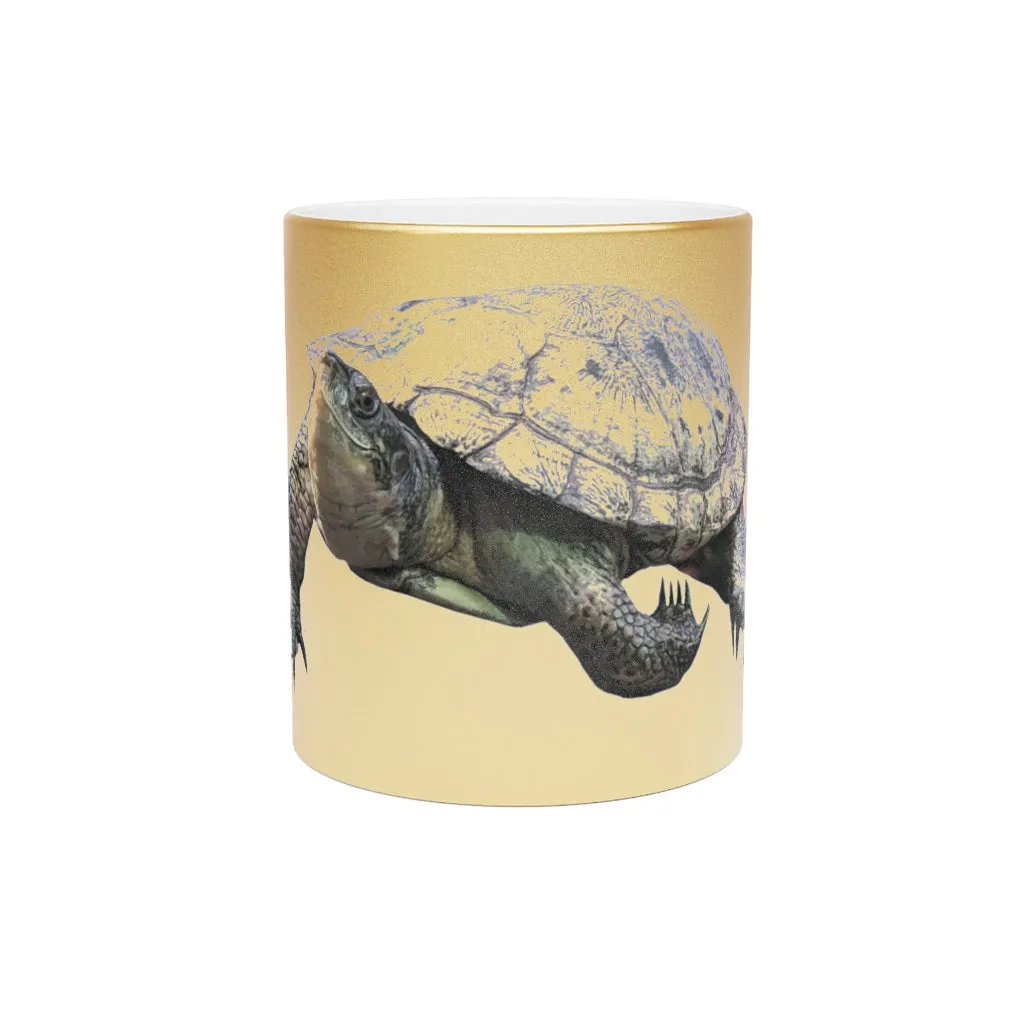 Turtle Metallic Mug (Silver / Gold)