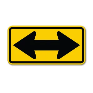 Two Direction Large Arrow Traffic Sign