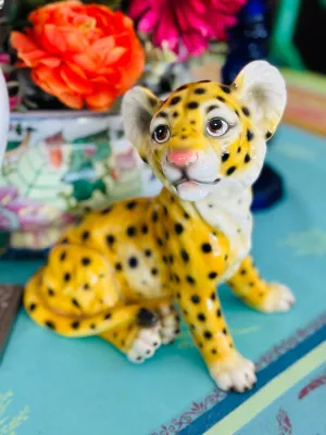 Vintage Lion Cub -Porcelain, Italy