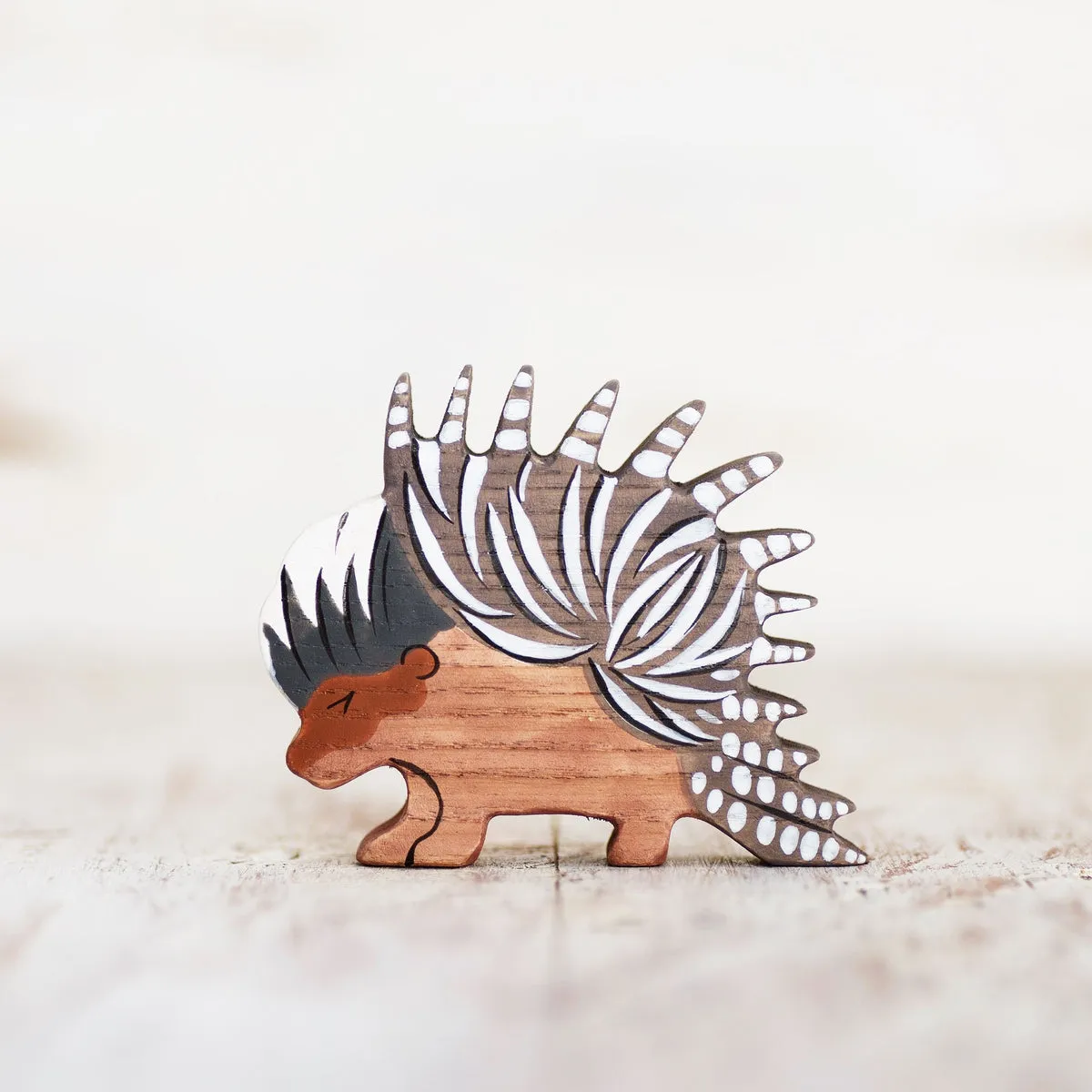 Wooden Caterpillar porcupine