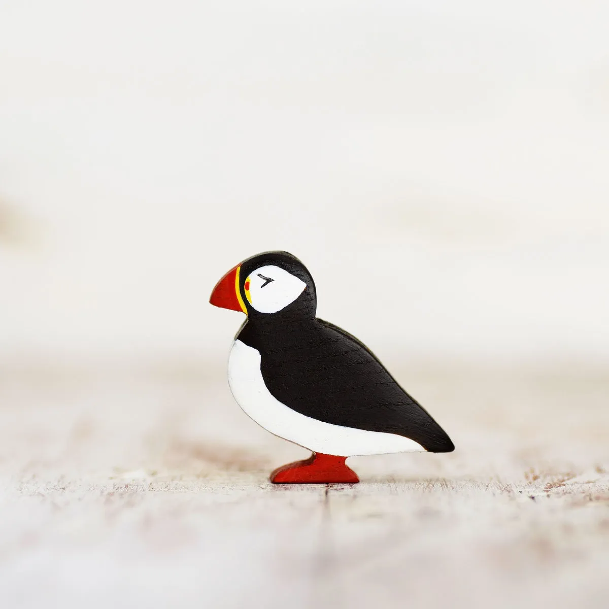 Wooden Caterpillar puffin