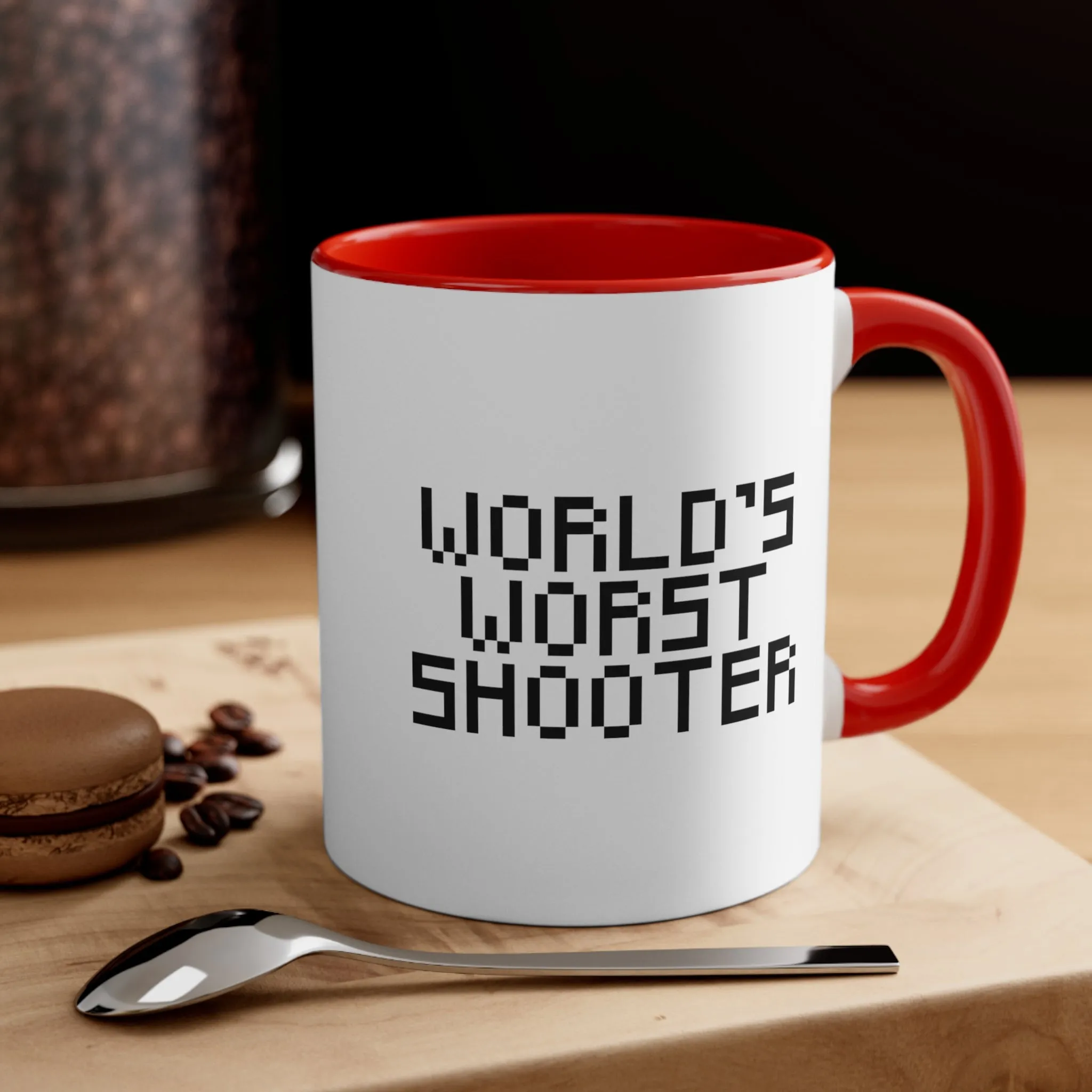 World's Worst Shooter Accent Coffee Mug, 11oz