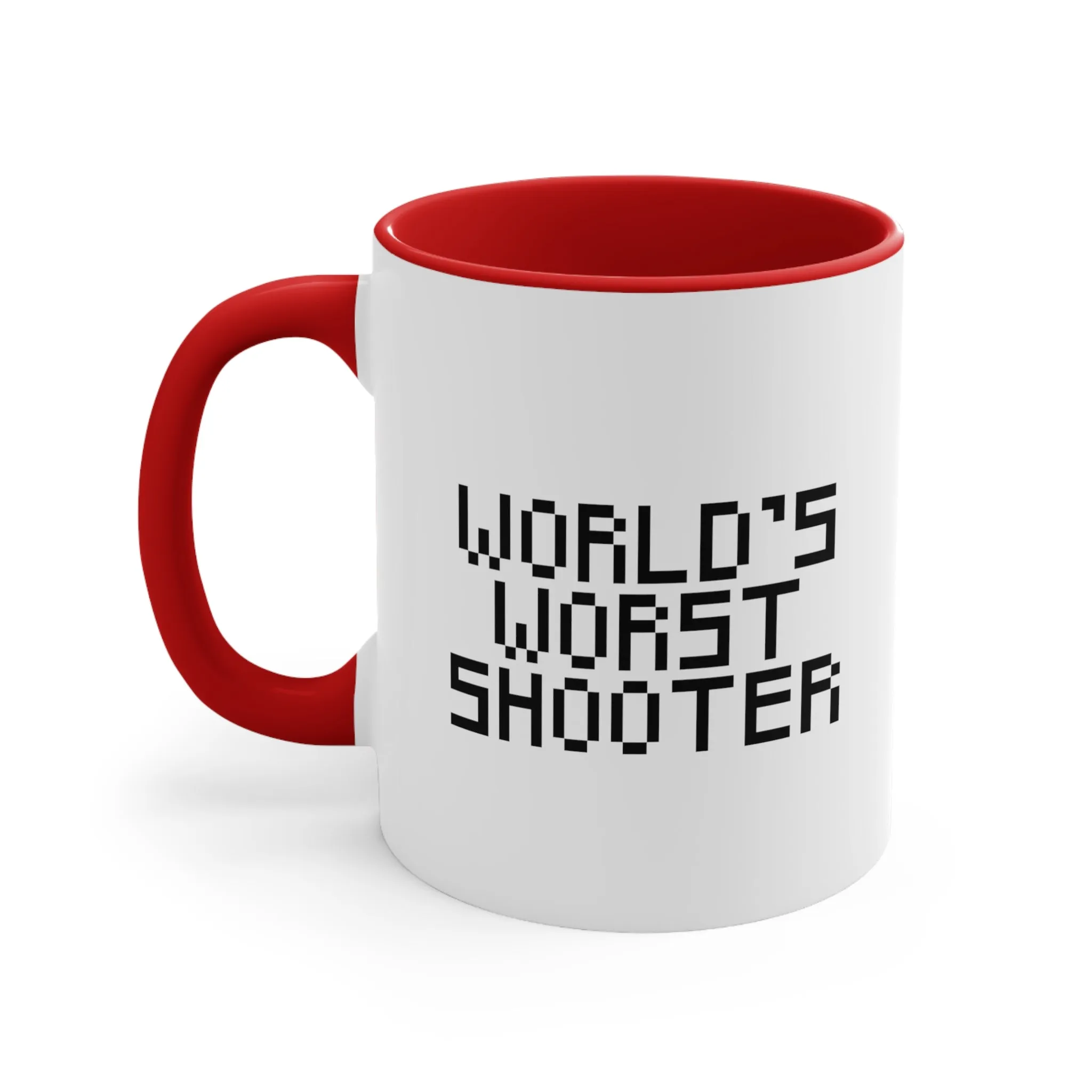 World's Worst Shooter Accent Coffee Mug, 11oz