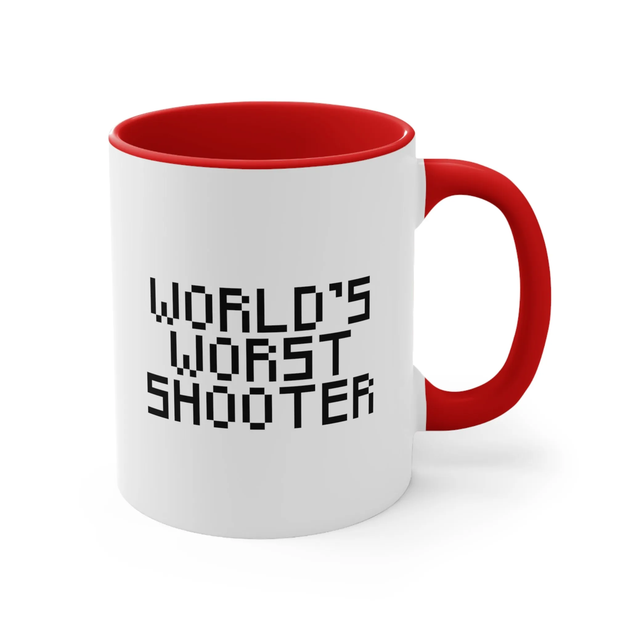 World's Worst Shooter Accent Coffee Mug, 11oz