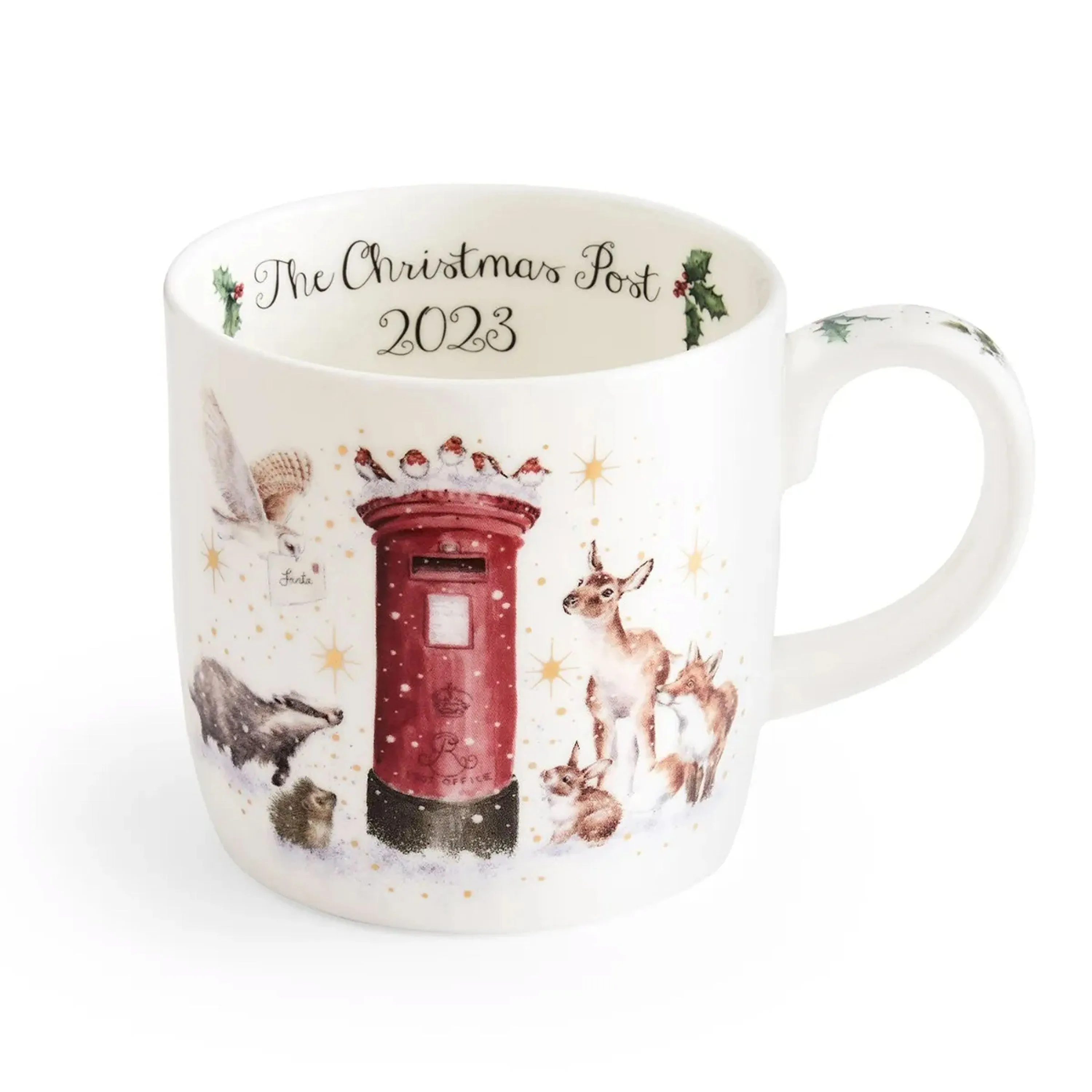 Wrendale 400ml The Christmas Post Box Mug