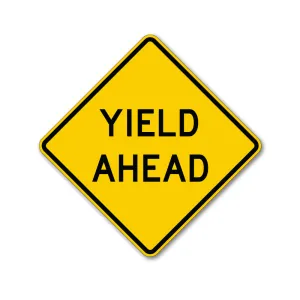 Yield Ahead Traffic Sign